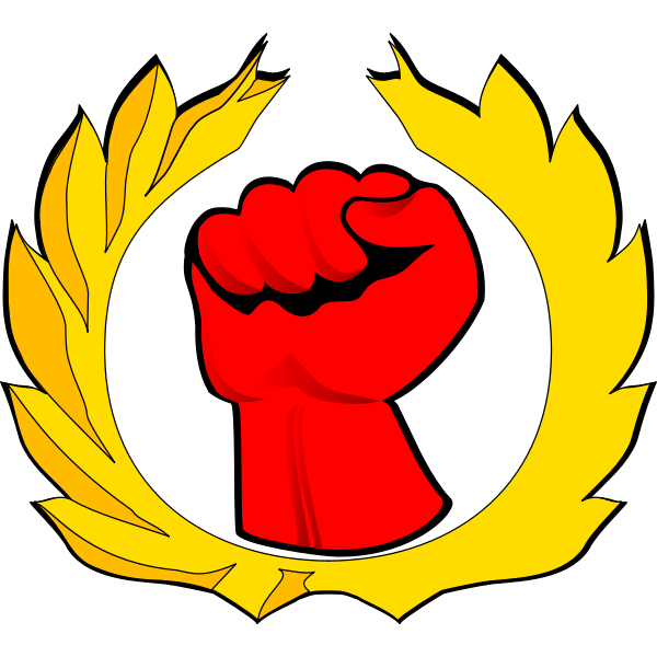 SVG Resistance symbol coat of arms vector image