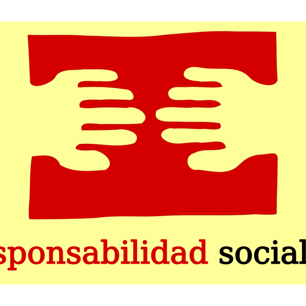SVG Responsabilidad social logo vector drawing