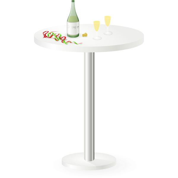 SVG Restaurant table vector clip art