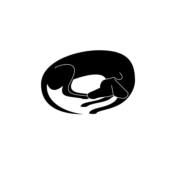 SVG Restingsleeping dog