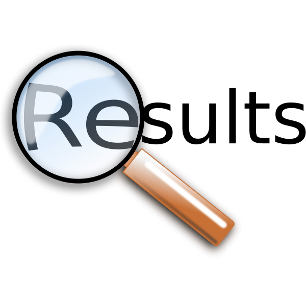 SVG Results with magnifying glass