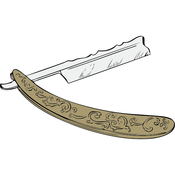 SVG Retractable razor vector clip art