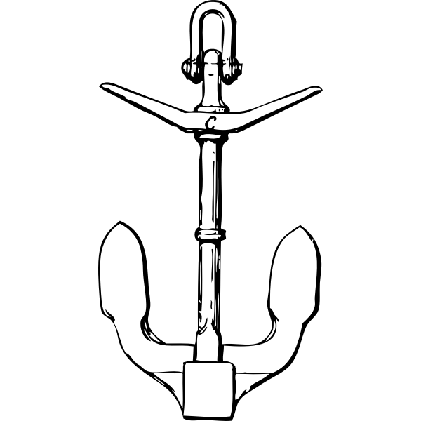 SVG Retro anchor