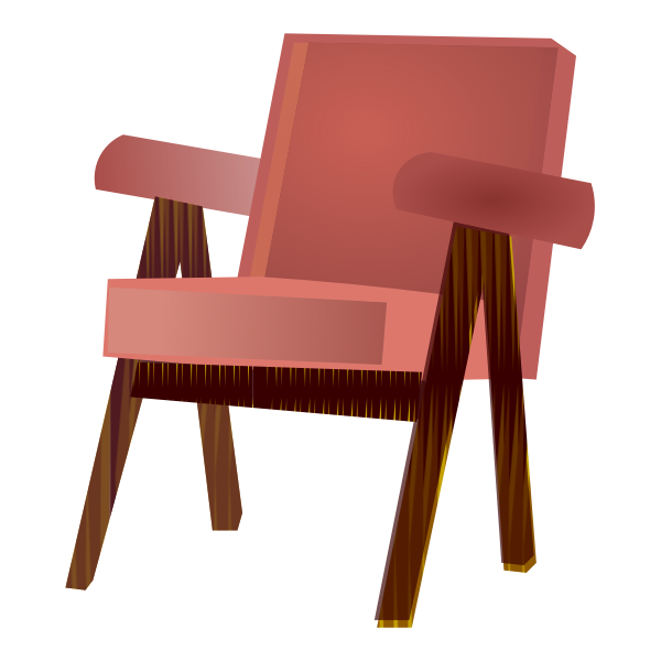 SVG Retro armchair