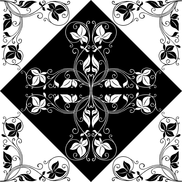 SVG Retro art tile