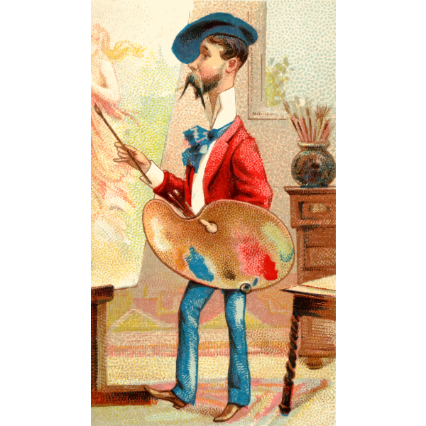 SVG Retro artist image