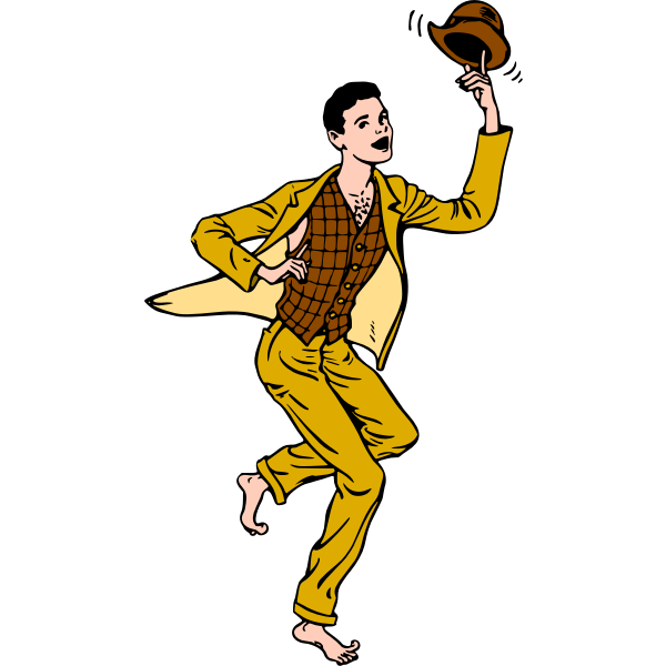 SVG Retro boy