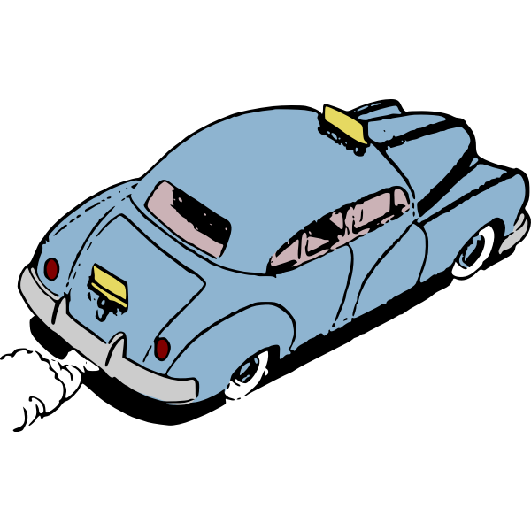 SVG Retro car vector image