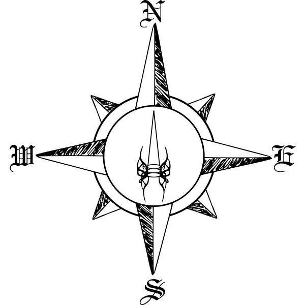 SVG Retro compass