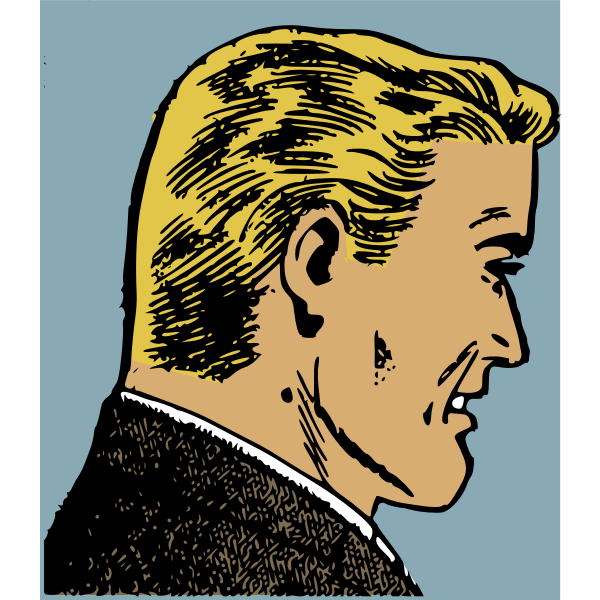 SVG Retro gentleman