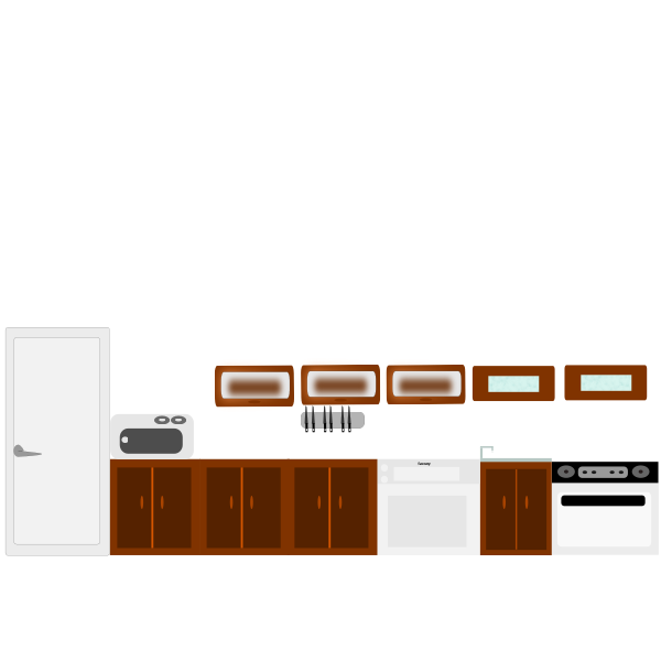 SVG Retro kitchen