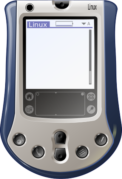 SVG Retro mobile device clip art