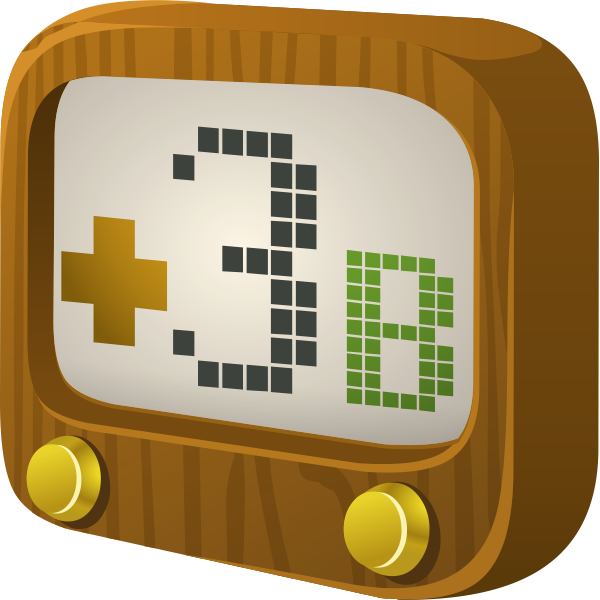 SVG Retro musical stereo