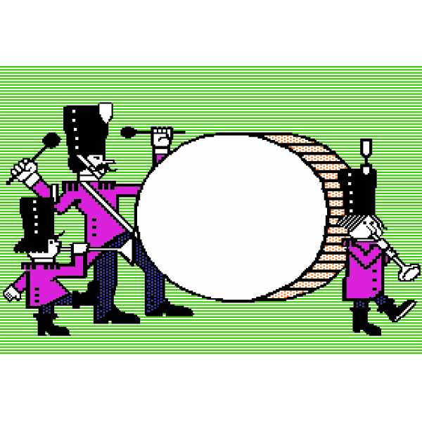 SVG Retro musicians