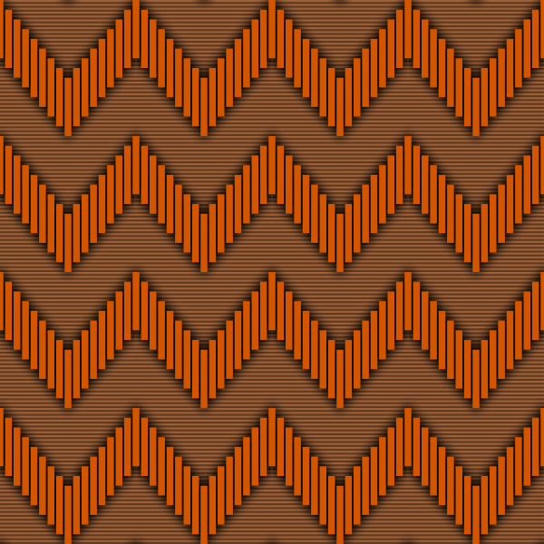 SVG Retro pattern in orange shades