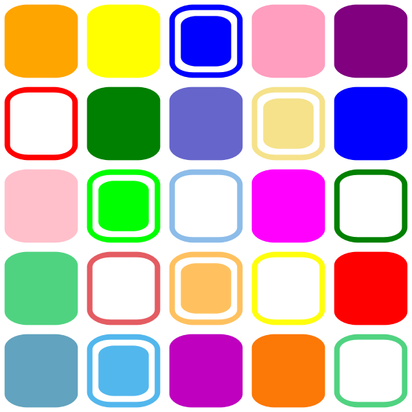 SVG Retro pattern squares