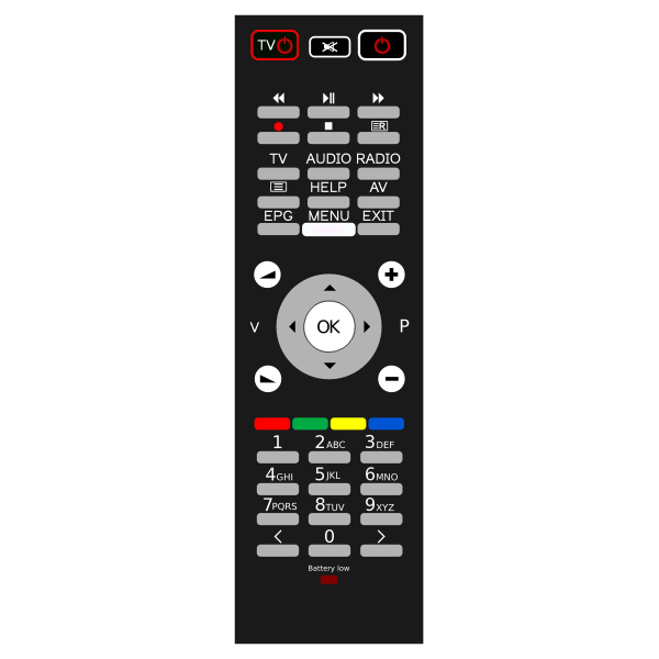 SVG Retro remote control