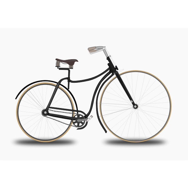 SVG Retro safety bike