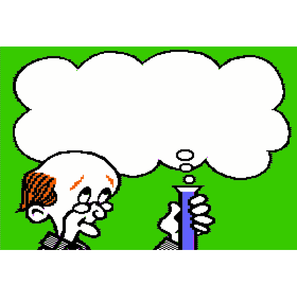SVG Retro scientist image
