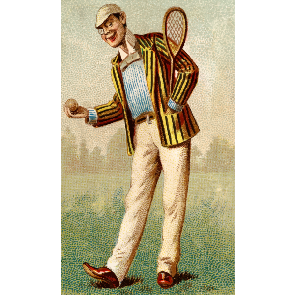 SVG Retro tennis