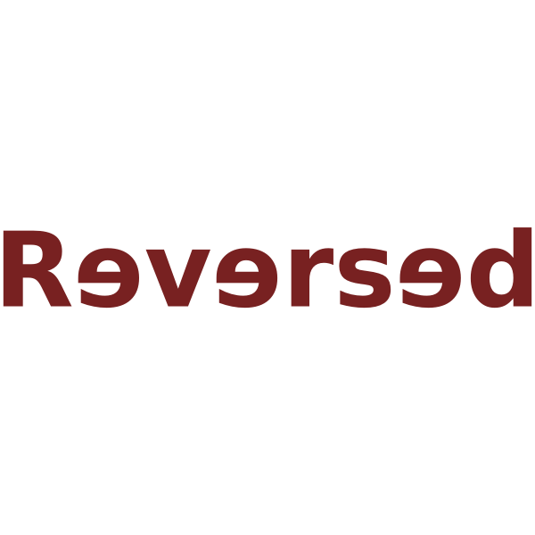 SVG Reverse logotype concept variation