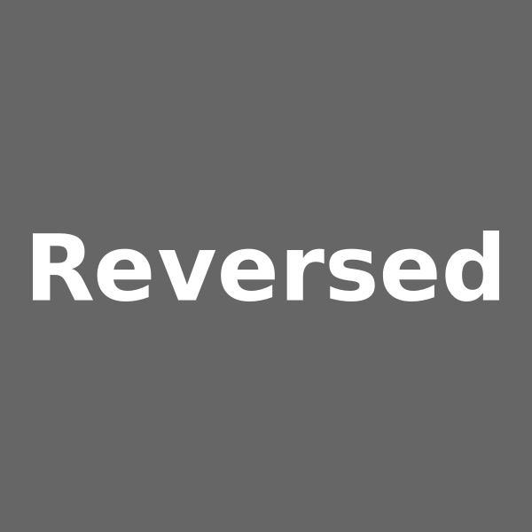 SVG Reversed logo animation