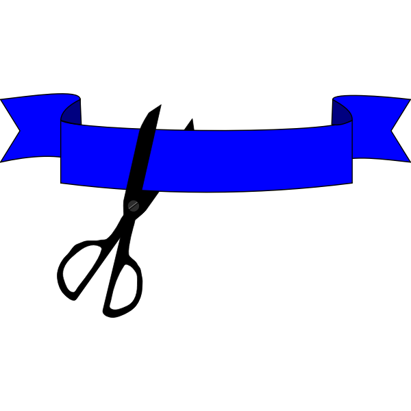 SVG Ribbon cutting