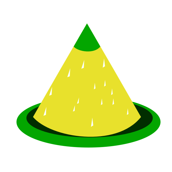 SVG Rice dish in yellow