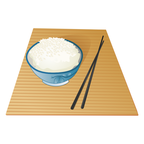 SVG Rice pot vector illustration
