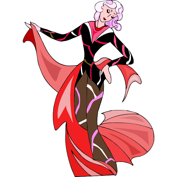 SVG Rich039s lady portrait