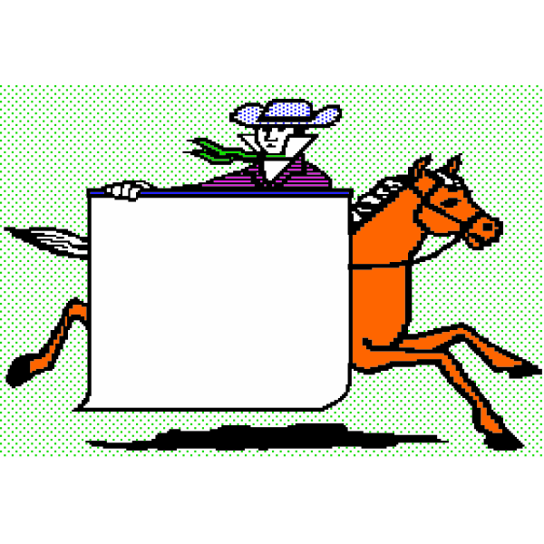 SVG Rider with banner