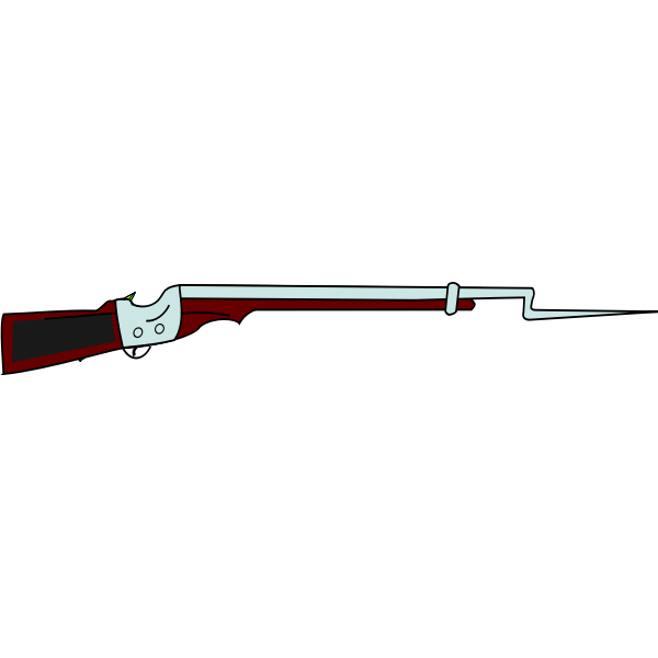 SVG Rifle with bayonet
