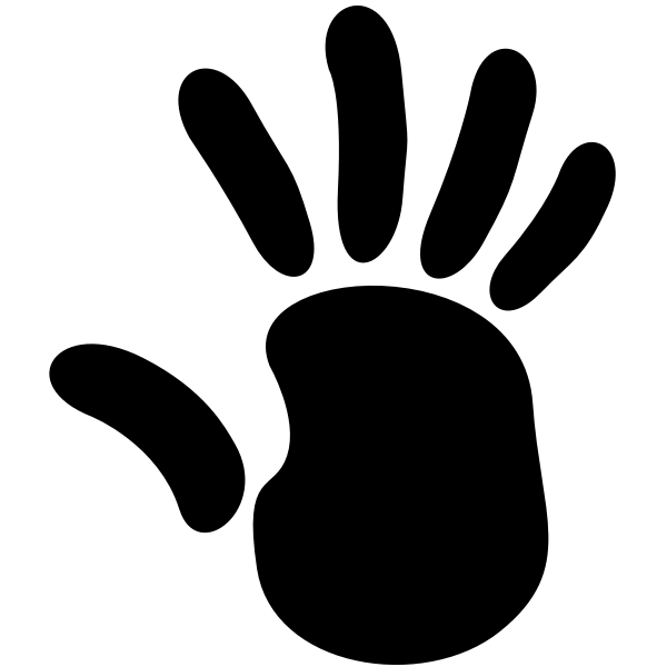 SVG Right Handprint