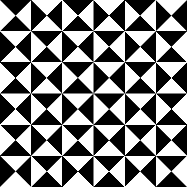 SVG right triangle tesselation 45