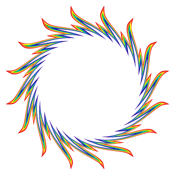 SVG Ring of flames