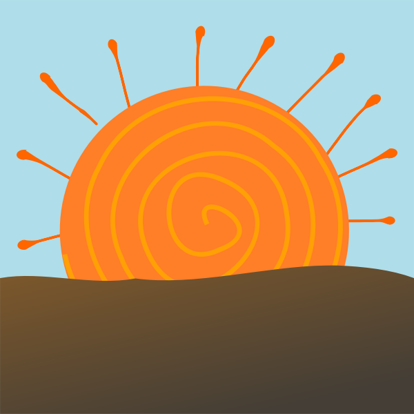 SVG Rising sun