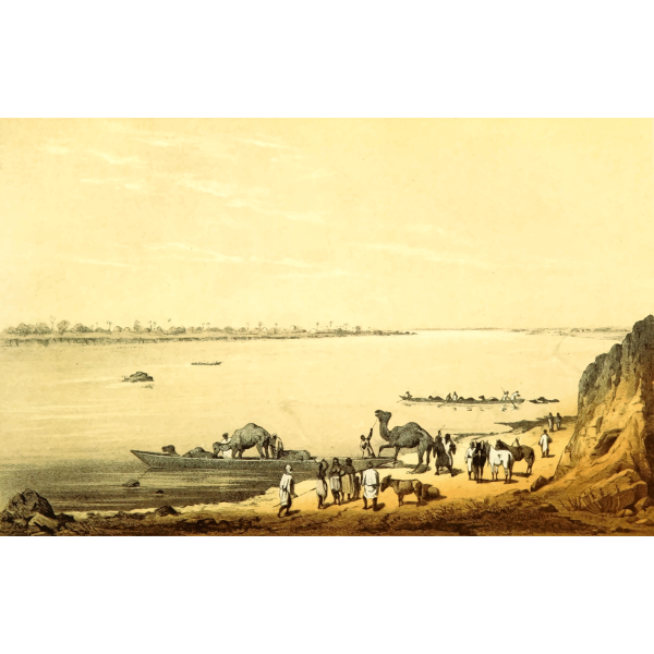 SVG River landscape 3