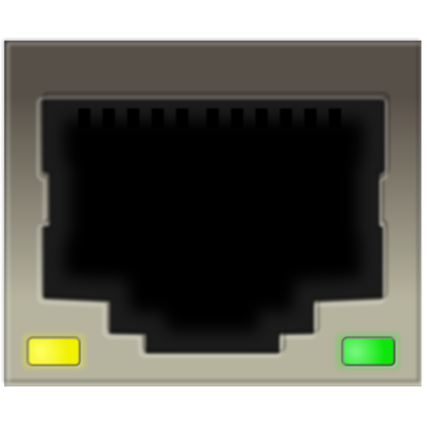 SVG RJ45 Female plug connector