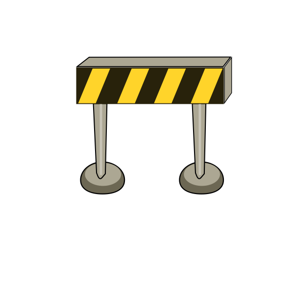 SVG Road barrier