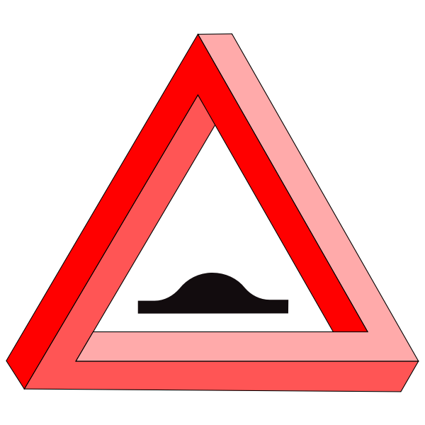 SVG Road bump symbol