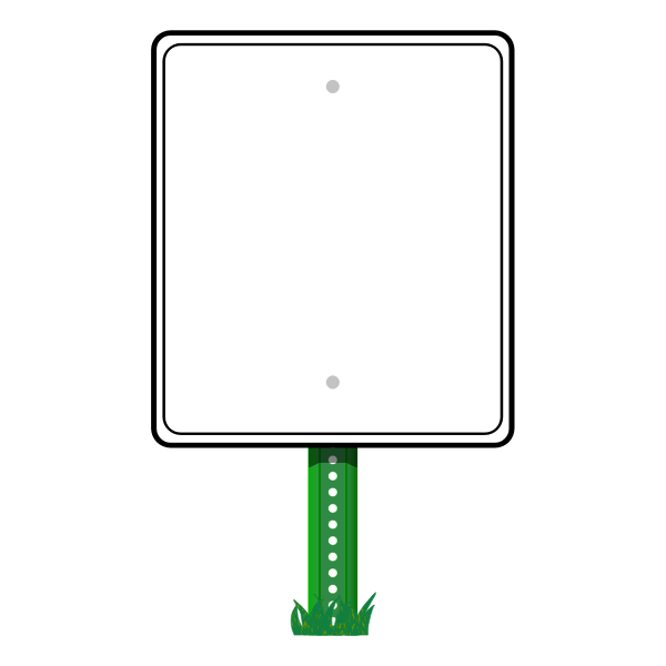 SVG Road sign