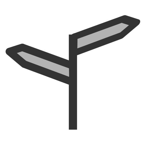 SVG Road sign icon