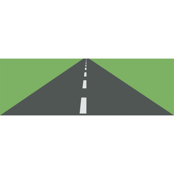 SVG Road with landscape