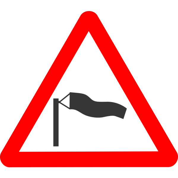 SVG Roadsign crosswind