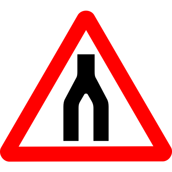 SVG Roadsign End daul