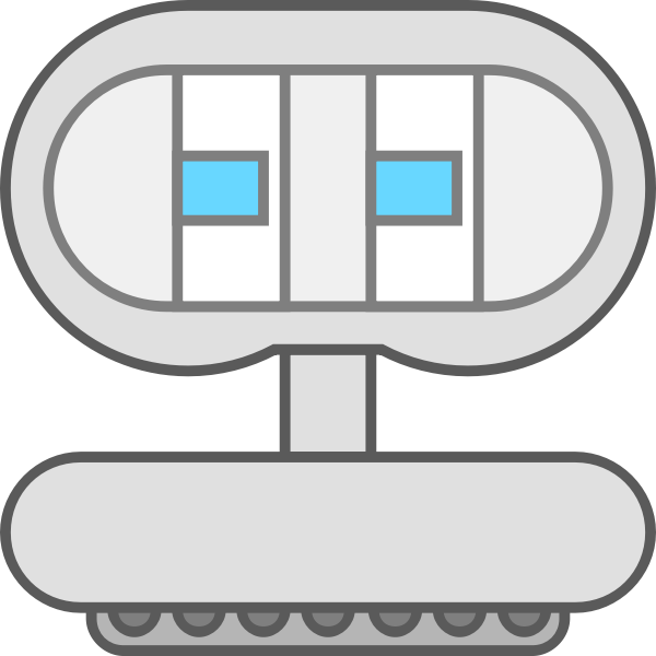 SVG Robot icon cartoon style