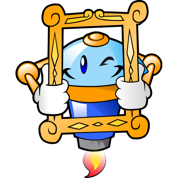 SVG Robot in frame