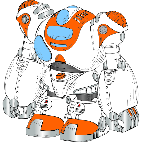 SVG Robot without head