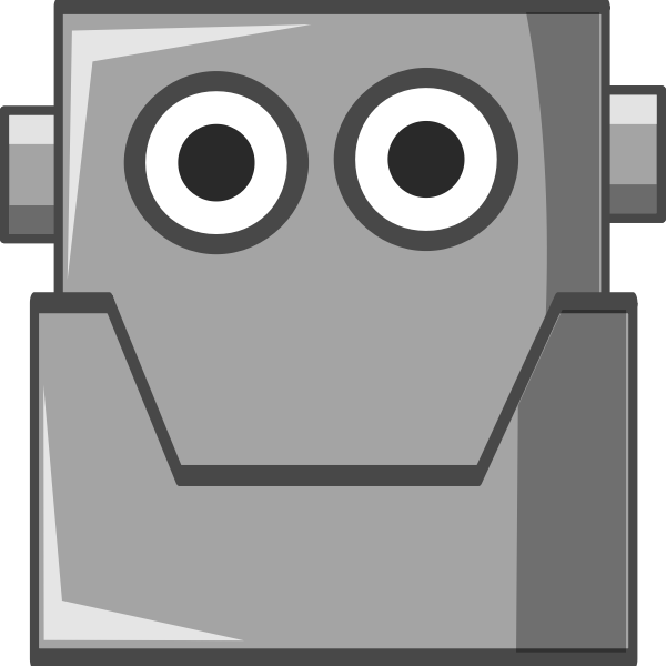 SVG Robot039s head