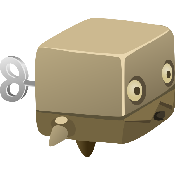 SVG Robotic cube